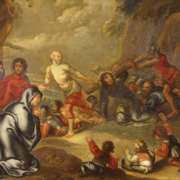 19th Century Religious Dutch Painting - Image 6