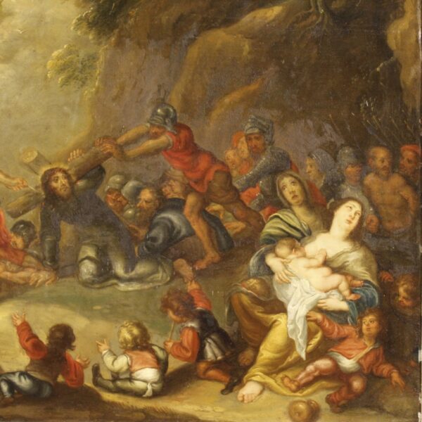 19th Century Religious Dutch Painting - Image 5