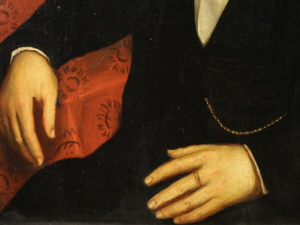19th Century French Painting "Portrait of a Gentleman" - Image 4