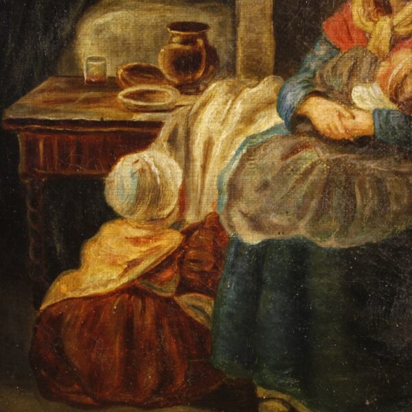 19th Century French Painting depicting an Interior Scene - Image 2