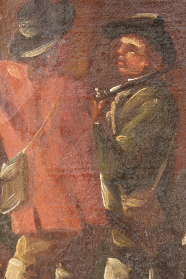 18th Century Italian Painting depicting a Landscape with Hunters - Image 5