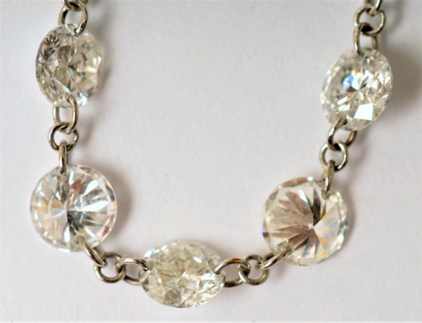 White Gold & Diamonds Necklace - Image 4
