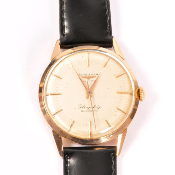 Omega Constellation Gold & Leather Watch - Image 7