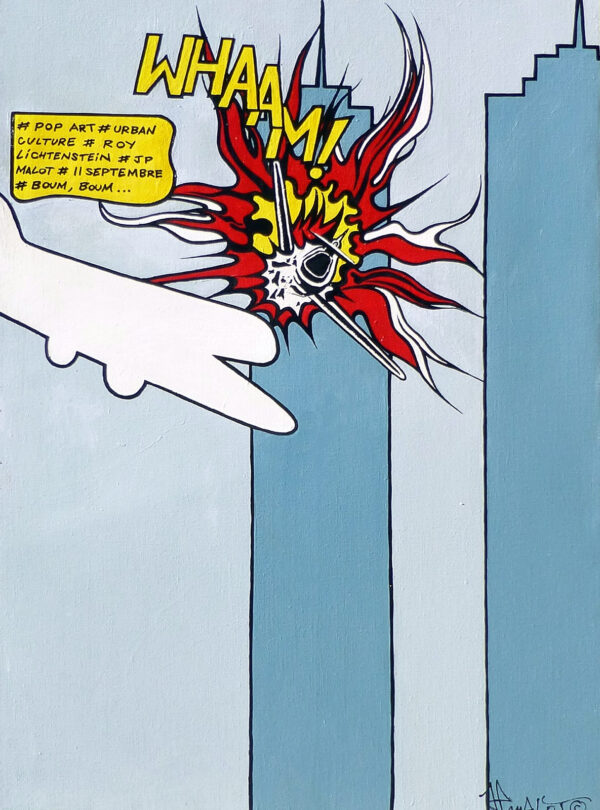 #Pop art #Urban Culture #Roy Lichtenstein #JP Malot #11 Septembre #Boum, Boum - 2013 - Image 2