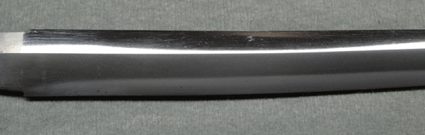 19th Century unsigned polished Tanto with engravings - Image 11