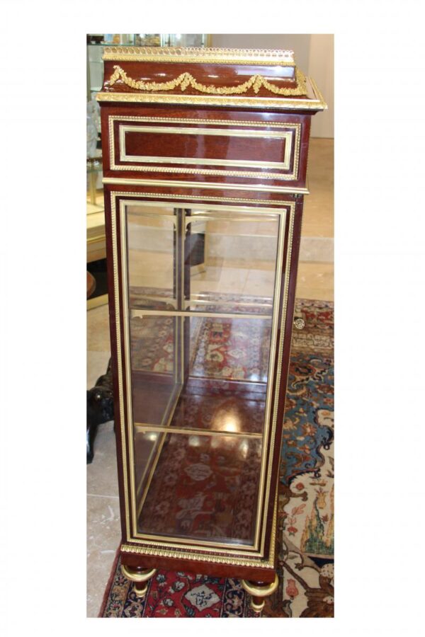 1878 Mahogany Showcase signed by Henri Dasson - Image 3
