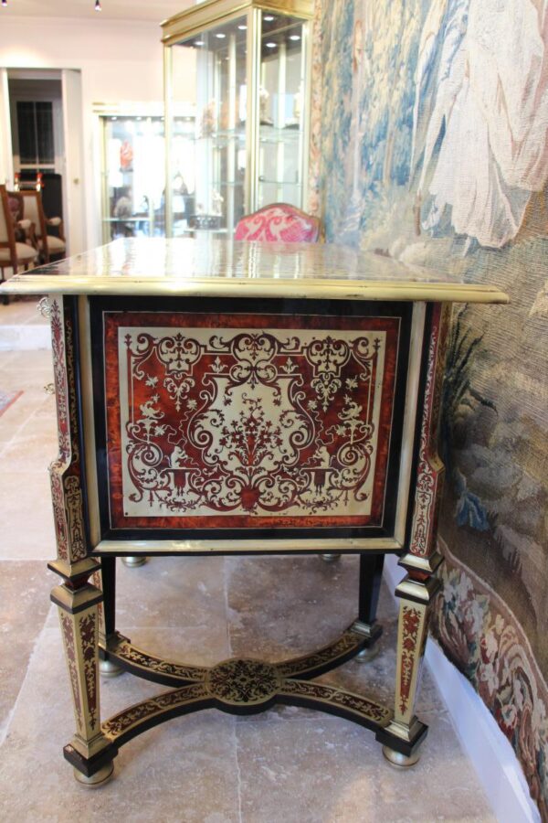 Louis XIV Mazarin Desk With Boulle Marquetry, Circa 1700 ( France ) - Image 3