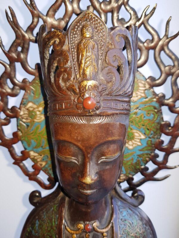 19th Century Bronze Statue representing Shiva ( Japan ) - Image 3