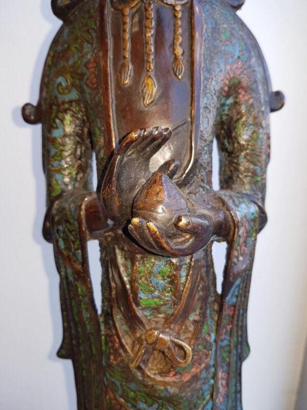 19th Century Bronze Statue representing Shiva ( Japan ) - Image 5