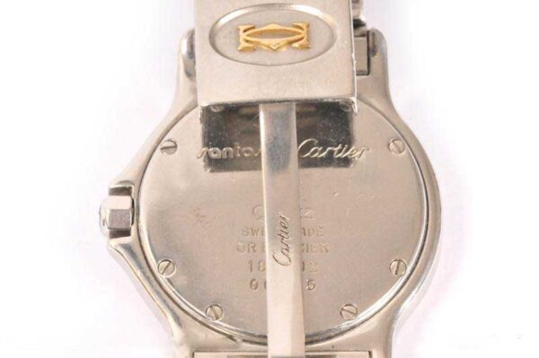 Cartier Santos Watch - Gold & Steel - Image 2