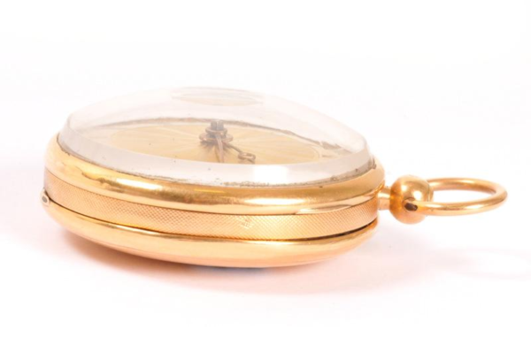 Beautiful Rooster Gold Pocket Watch - Image 4