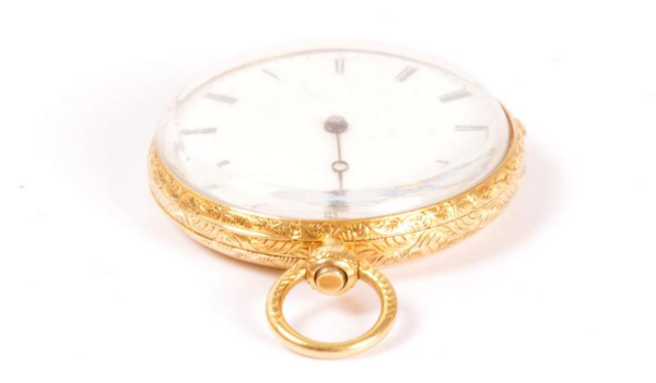 Leroy & Fils 18k Yellow Gold pocket watch. - Image 2