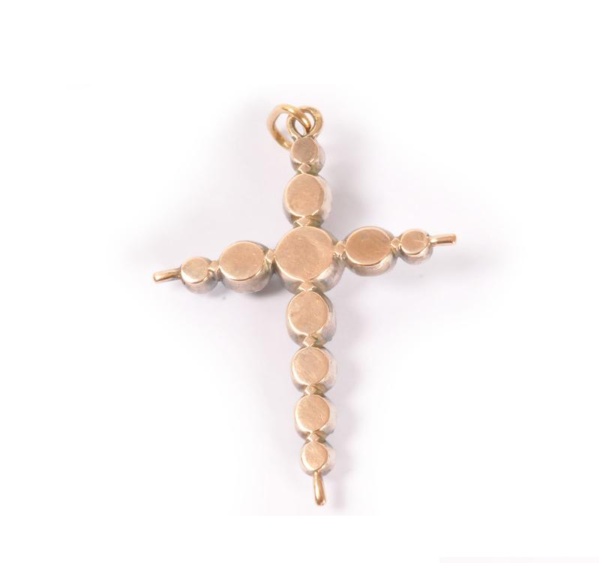 Rare French Regional Jewel "Capucine Cross " - Image 2