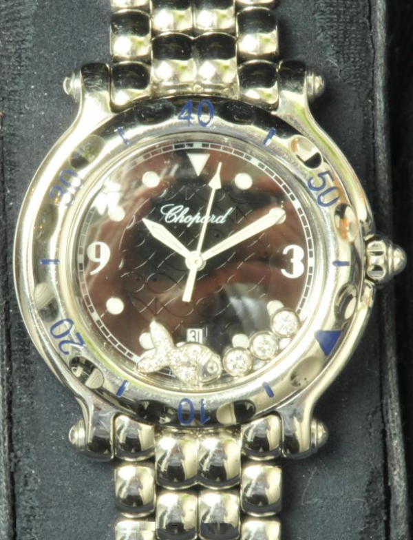 Happy Sport Chopard Lady Watch - Steel & Diamonds - Image 8