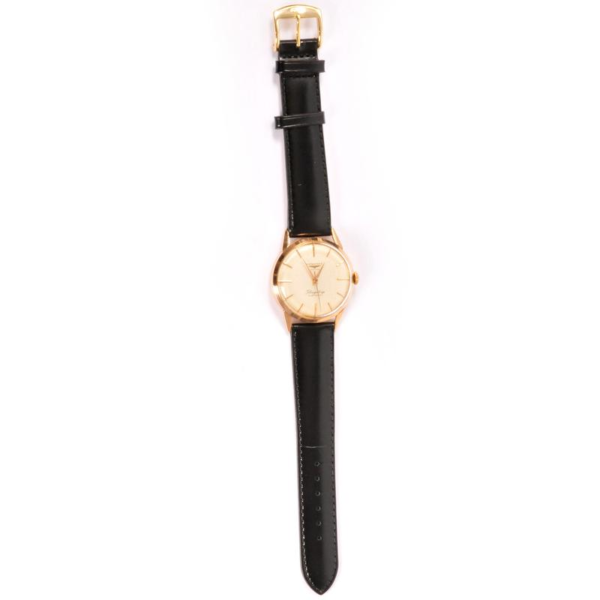 Omega Constellation Gold & Leather Watch - Image 6
