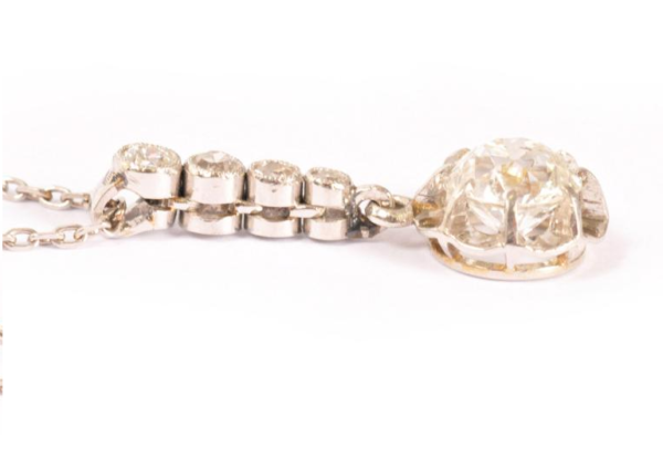 Diamond and Platinium Pendant - Image 2