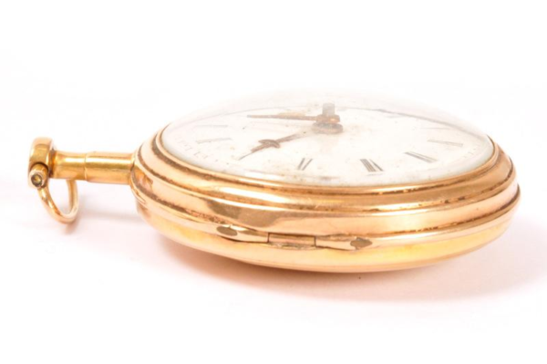 Mid 19th Century Gold Rooster Pocket Watch - Image 3