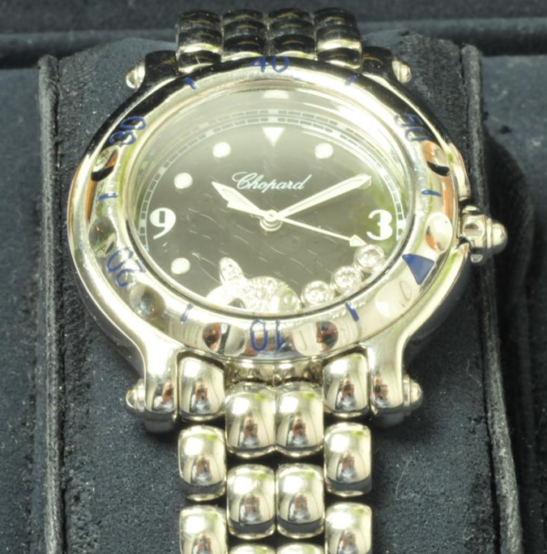 Happy Sport Chopard Lady Watch - Steel & Diamonds - Image 6