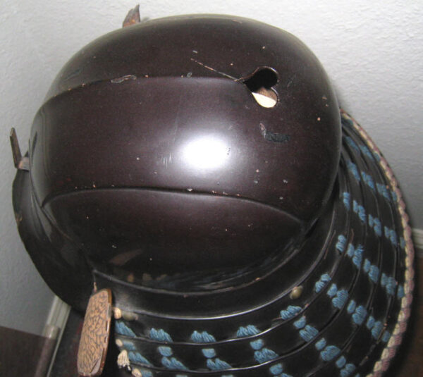 18th Century unsigned Hineno Zunari style Kabuto Japanese Samurai Helmet - Image 5