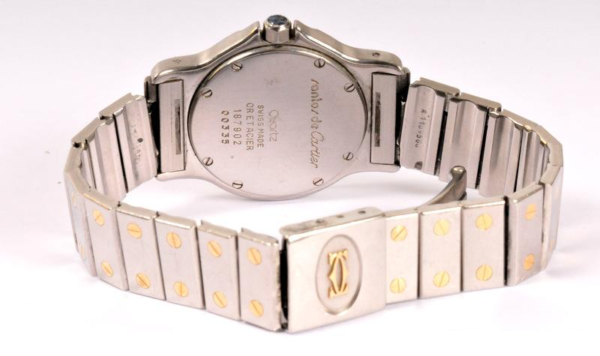 Cartier Santos Watch - Gold & Steel - Image 6