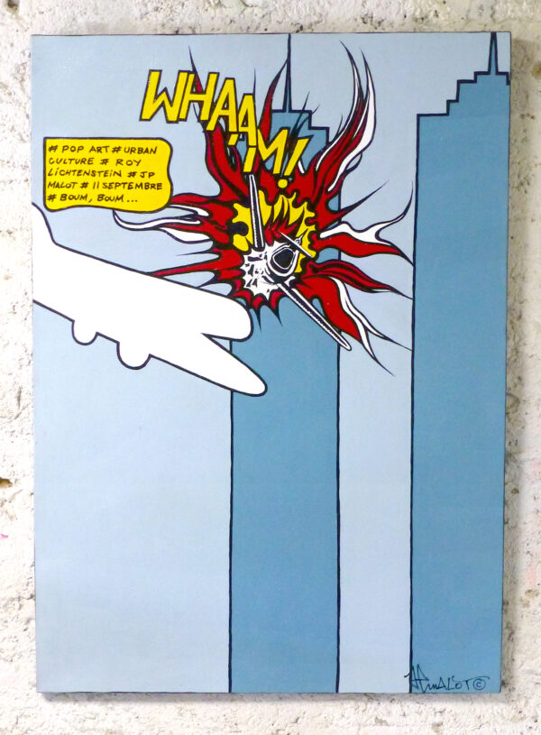 #Pop art #Urban Culture #Roy Lichtenstein #JP Malot #11 Septembre #Boum, Boum - 2013 - Image 5