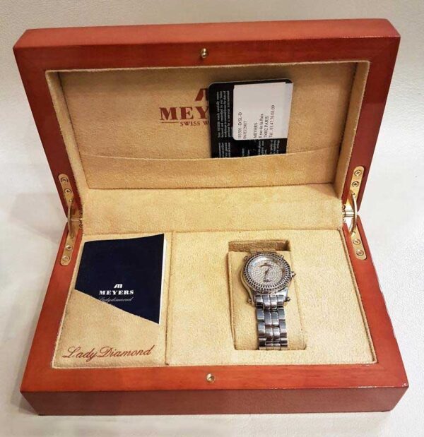 Meyers Ladydiamond Steel & Diamonds Lady Watch - Image 6