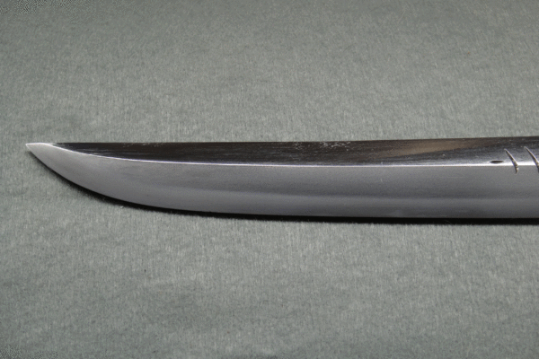 19th Century unsigned polished Tanto with engravings - Image 8
