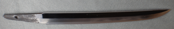19th Century unsigned polished Tanto with engravings - Image 9