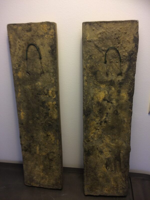 Pair of Stone High Relief Reproduced after the "Fontaine des Innocents" in Paris - Image 8