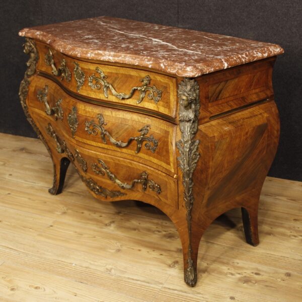 20th Century Louis XV Style French Chest of Drawers - Image 3