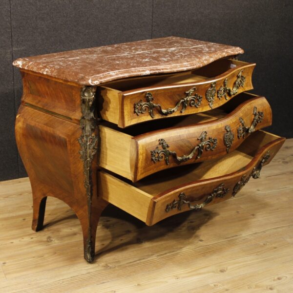 20th Century Louis XV Style French Chest of Drawers - Image 2