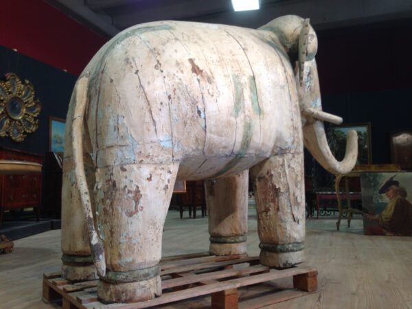 19th Century Antique Indian Sculpture depicting an Elephant - Image 3