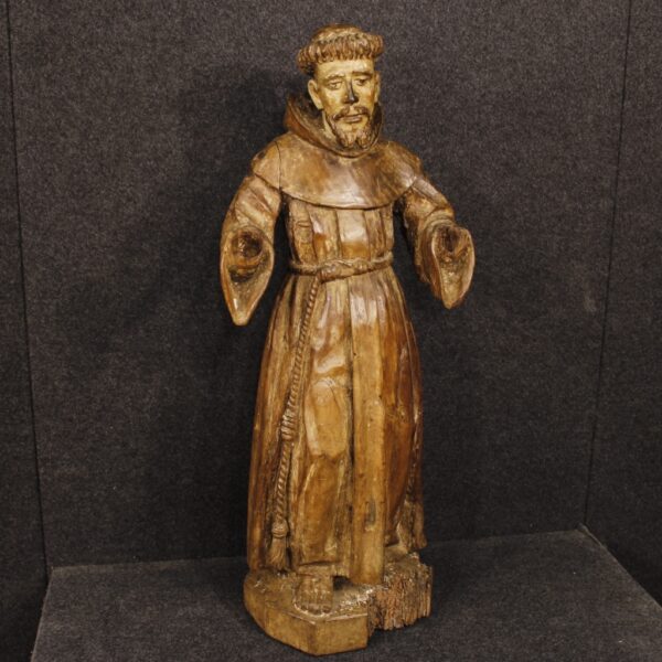 18th Century French Statue of Saint Francis - Image 6