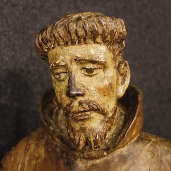 18th Century French Statue of Saint Francis - Image 7