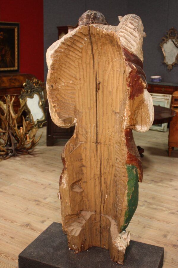17th Century French large Wooden Statue of Jesus - Image 4