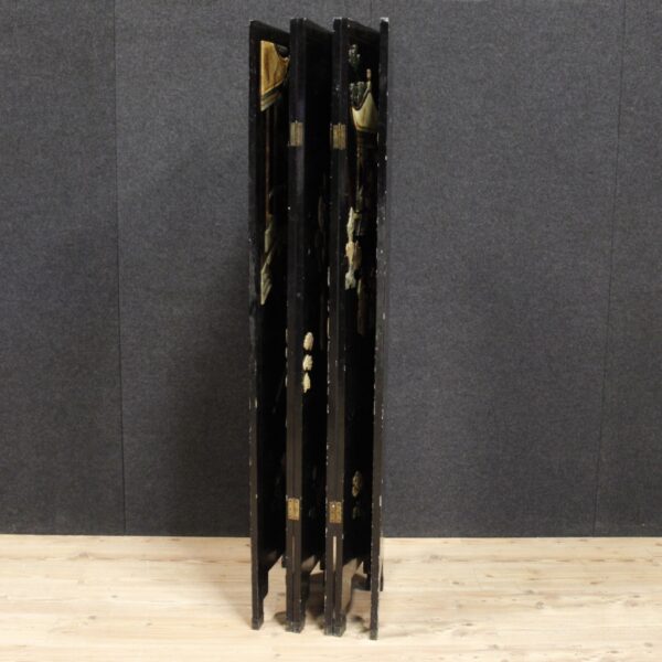 20th Century French Chinoiserie Screen with Soapstone - Image 6
