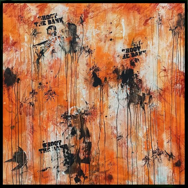 Shoot The Bank X Bitcoin 'Orange 120x120cm'