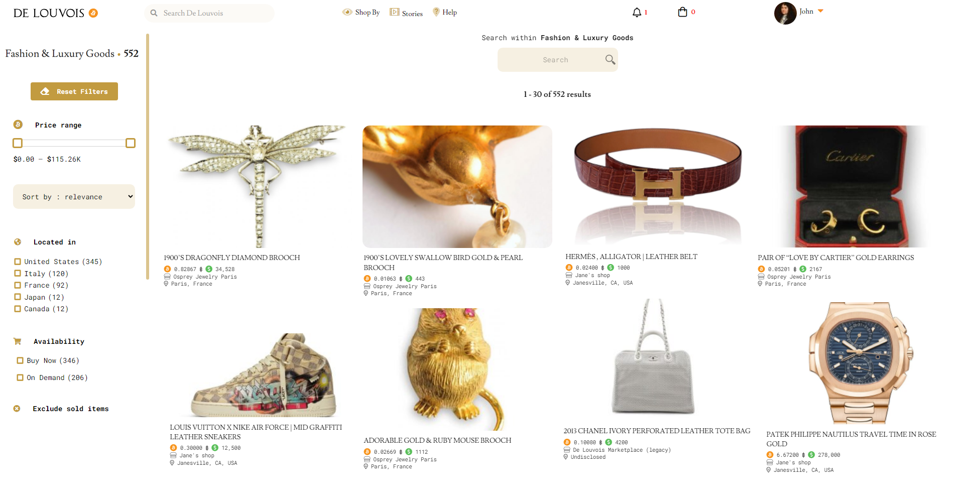 Buying at De Louvois – De Louvois